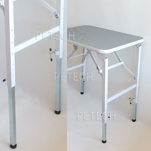 日本製】トリミングテーブル アジャスト SX-ミニ グレー×ホワイト