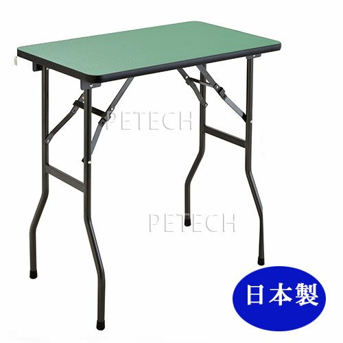 日本製】トリミングテーブル M グリーン×ガンメタ ☆ | petech
