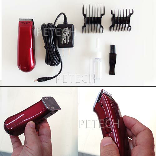 色：レッド】F.I.A. ピーウィー2 0．6mm付 【ペット用バリカン