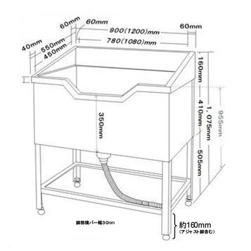 ハチコウ ドッグバス 舟形3面ガード付タイプ 舟形900N | petech